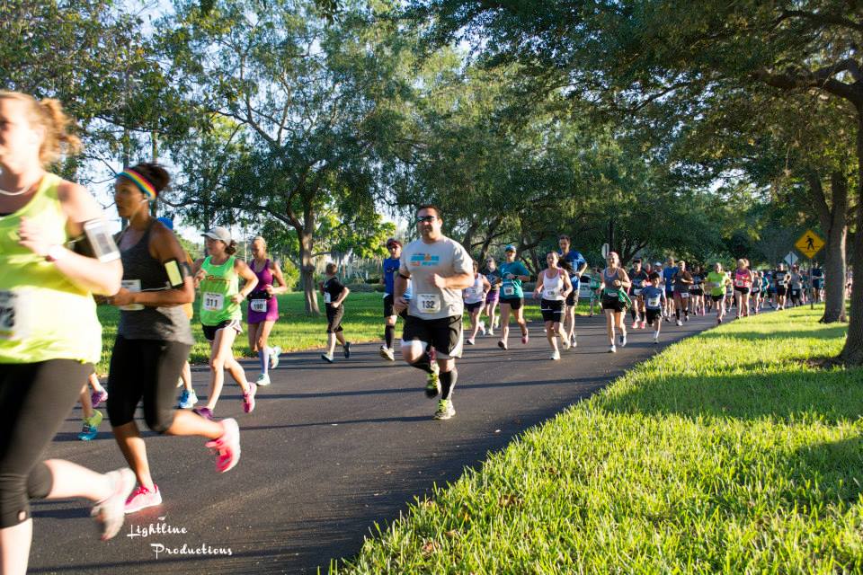 10K runners in the 2015 Inaugural May Day 10K in St. Petersburg, FL.
