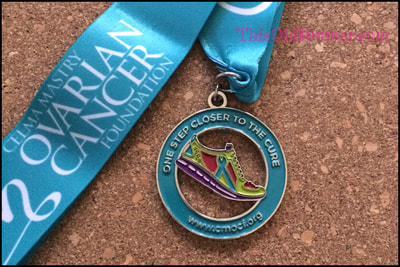 Celma Mastry Ovarian Cancer Race Medal 2017