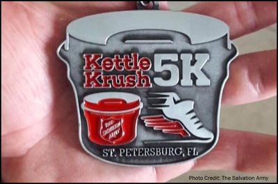 Salvation Army Kettle Krush 5K Finisher Medal 2017